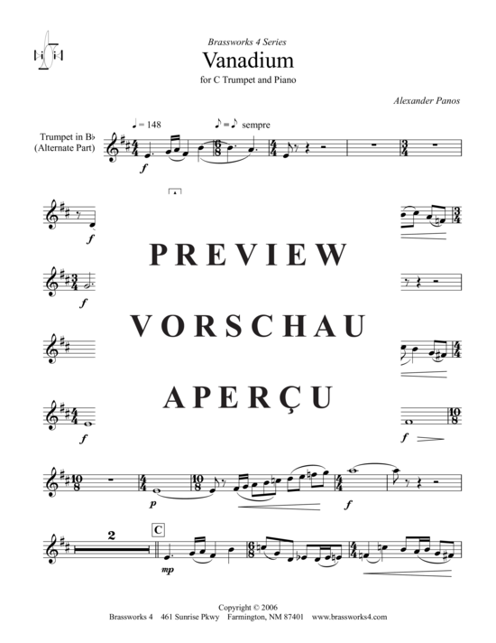 Produktgalerie: Seite 2 von 10 Vanadium , , (Trompete + Klavier)
