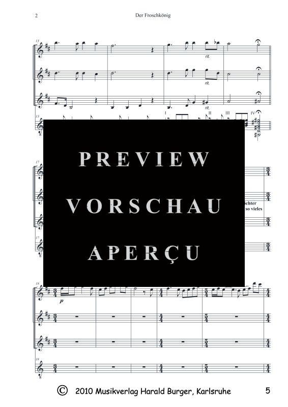 Product gallery: Page 8 of 11 Der Froschkönig (Partitur), , Mixed ensemble wind trio, guitar and speaker