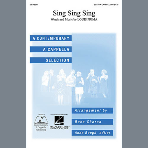 cover: Sing, Sing, Sing (arr. Deke Sharon), Louis Prima, Chor