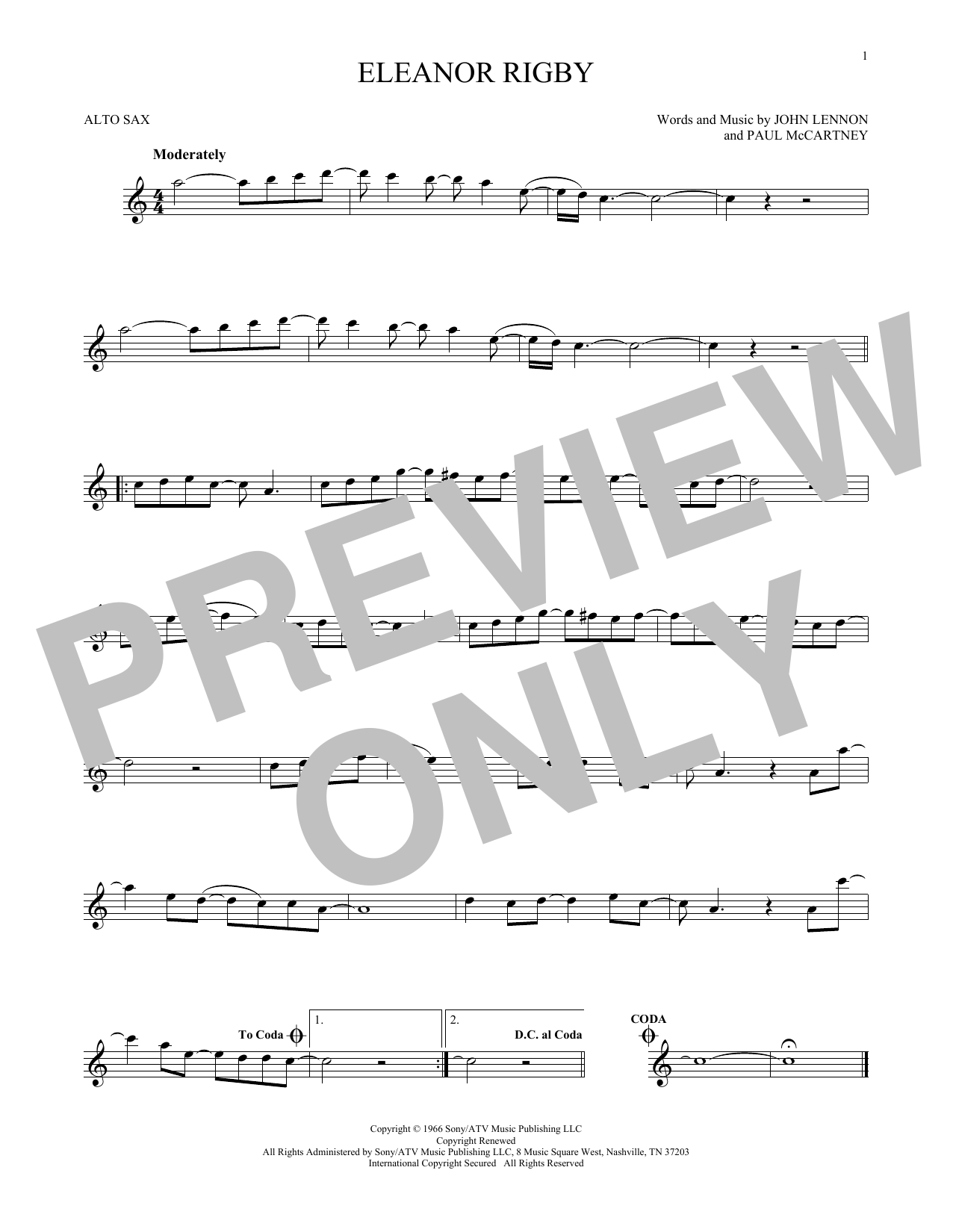 Product gallery: Page 1 of 1 Eleanor Rigby, The Beatles