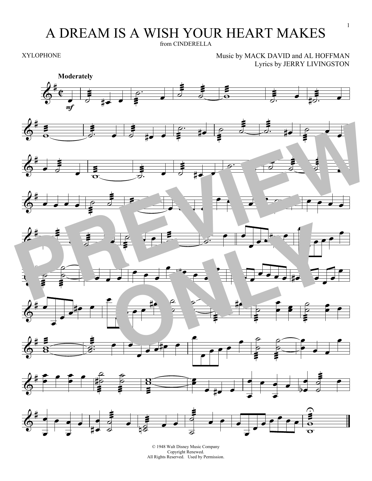 Product gallery: Page 1 of 1 A Dream Is A Wish Your Heart Makes (from Cinderella), Ilene Woods