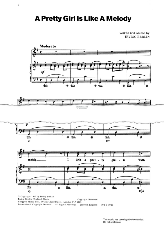 Produktbild zu: A Pretty Girl Is Like A Melody