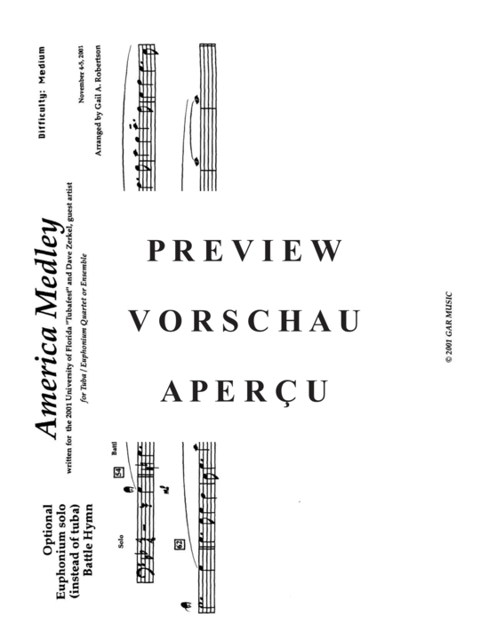 Product gallery: Page 13 of 21 American Medley , , (Tuba Quartett EETT)