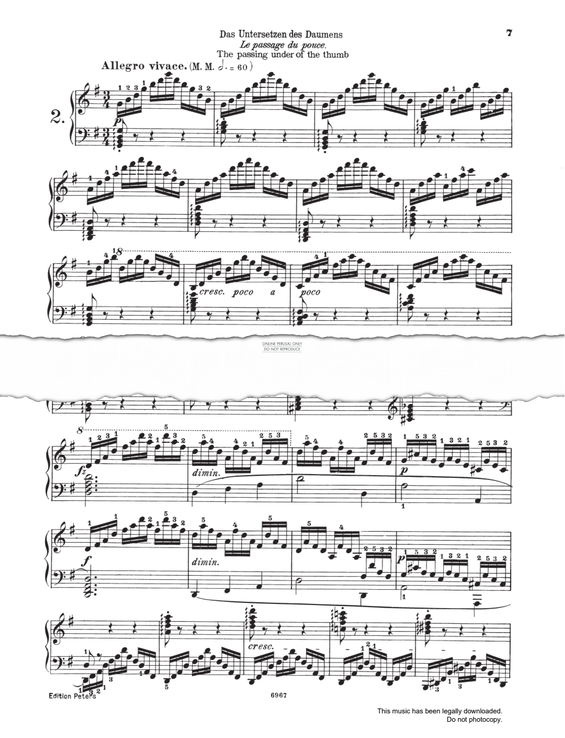 Produktbild zu: Allegro Vivace Study (Op. 740, No.2)