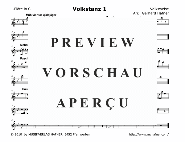 Product gallery: Page 4 of 11 Volkstanz Sammlung 1, , (Mixed ensemble woodwind and brass)