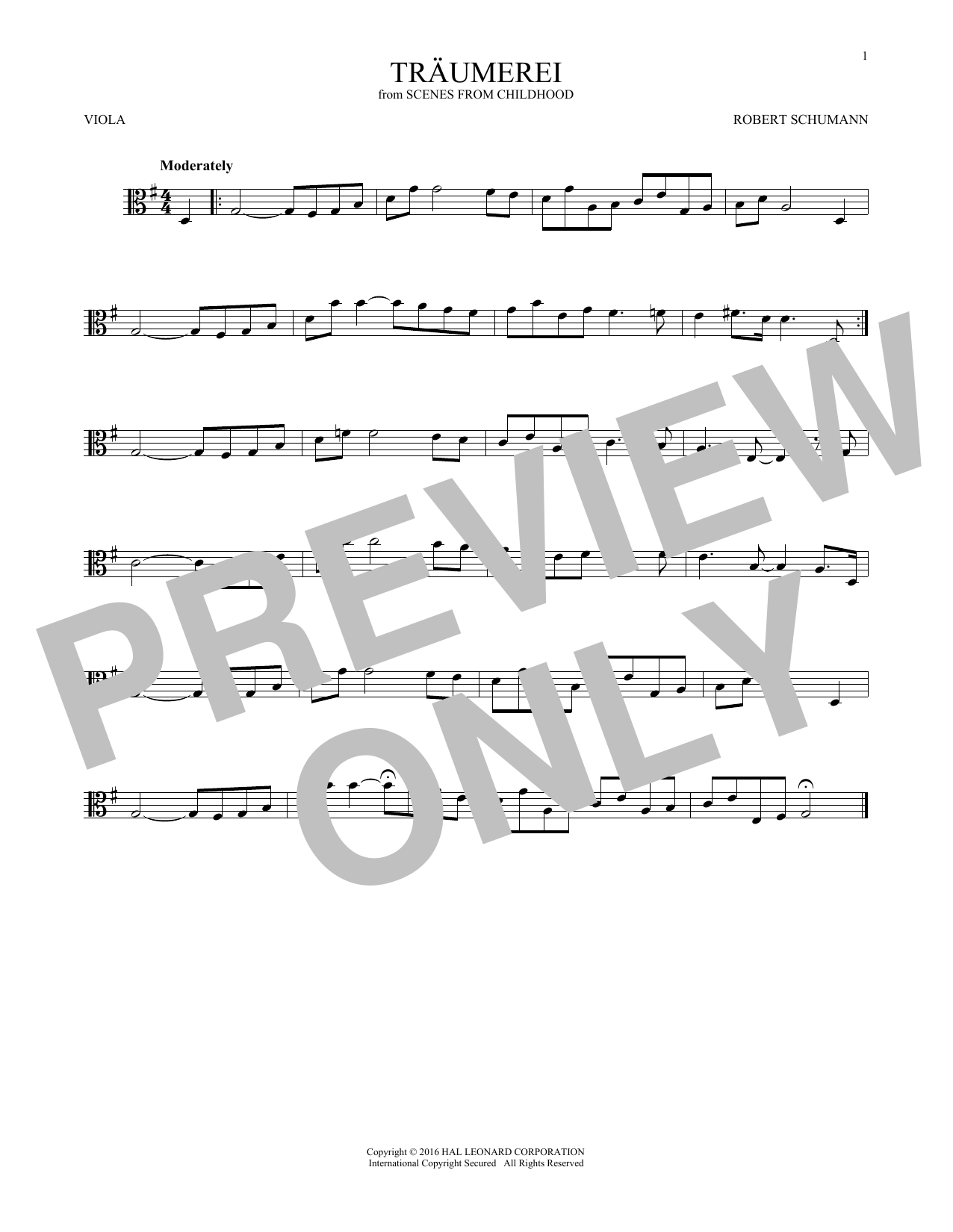 Product gallery: Page 1 of 1 Traumerei, Robert Schumann
