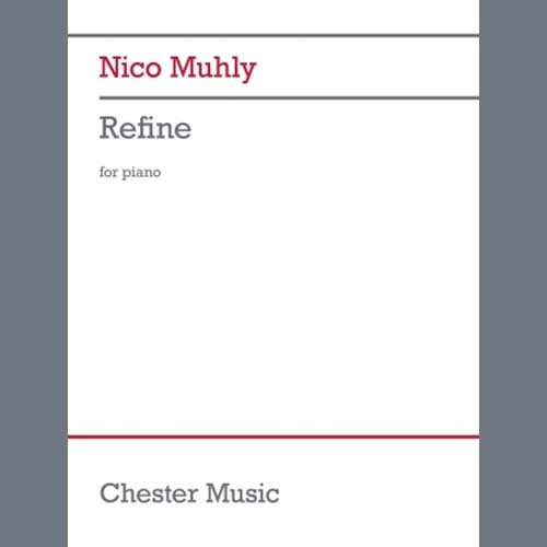 cover: Refine, Nico Muhly, Klavier