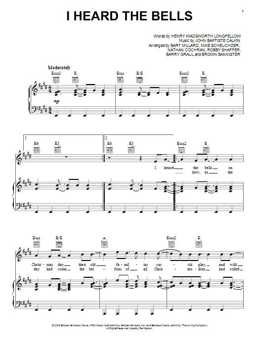 Product gallery: Page 1 of 1 I Heard The Bells On Christmas Day, MercyMe