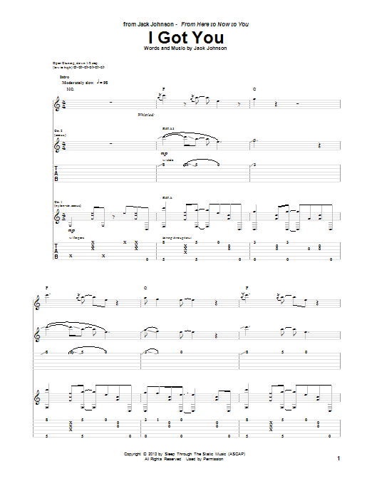 Product gallery: Page 1 of 1 I Got You, Jack Johnson