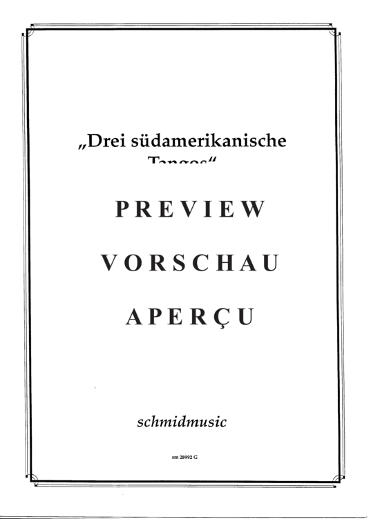 Product gallery: Page 2 of 5 Drei südamerikanische Tangos , , (mixed choir)