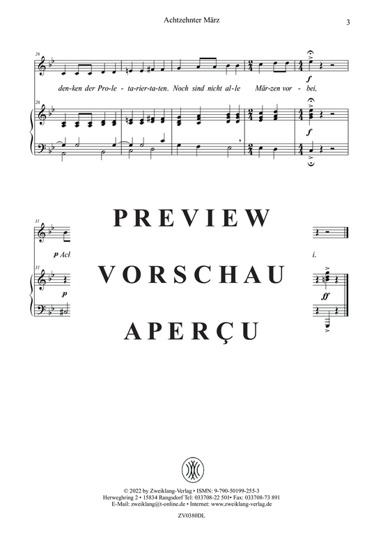 gallery: Achtzehnter März , , (Gesang + Klavier)