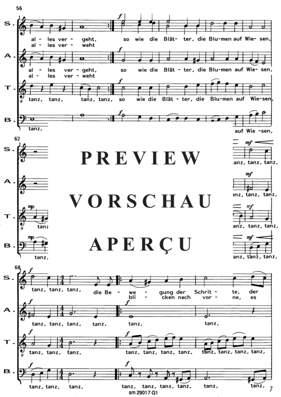 Product gallery: Page 8 of 9 Tanz , , (mixed choir)