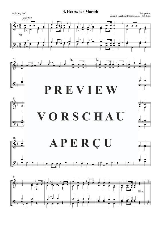 Product gallery: Page 2 of 5 Herrscher-Marsch, , Trombone Choir