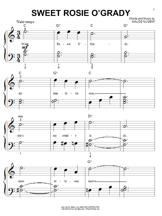 Product picture to:  Sweet Rosie O'Grady - Maude Nugent