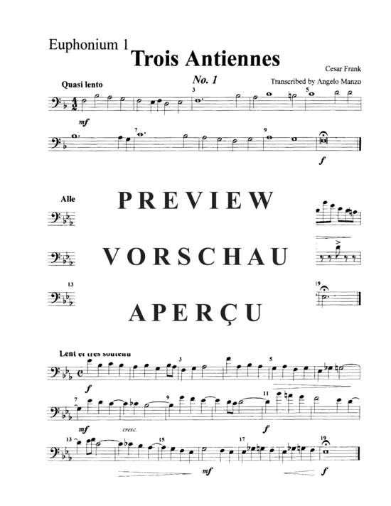 Product gallery: Page 7 of 10 Trois Antiennes , , (Tuba Quartett EETT)