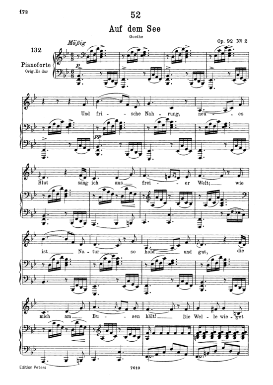 Product picture to: Auf dem See D.543Franz Schubert