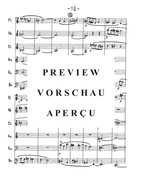 Produktgalerie: Seite 14 von 21 Sextet , , (Gemischtes Ensemble für Holzbläser Quintett + Euphonium Solo)