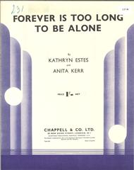 cover: Forever Is Too Long To Be Alone, Kathryn Estes
