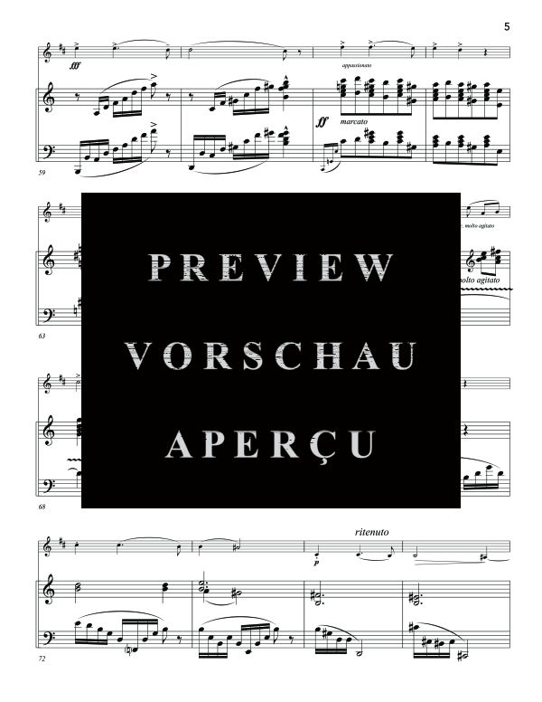 Product gallery: Page 9 of 11 Romance in D-Flat, , (clarinet in Bb and piano)