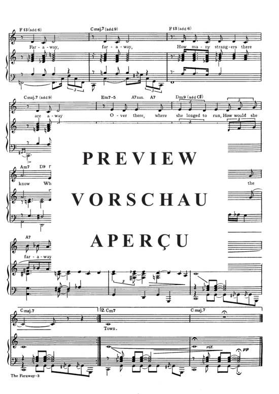 Produktgalerie: Seite 5 von 8 The Faraway Part Of Town , Soundtrack, Klavier und Gesang