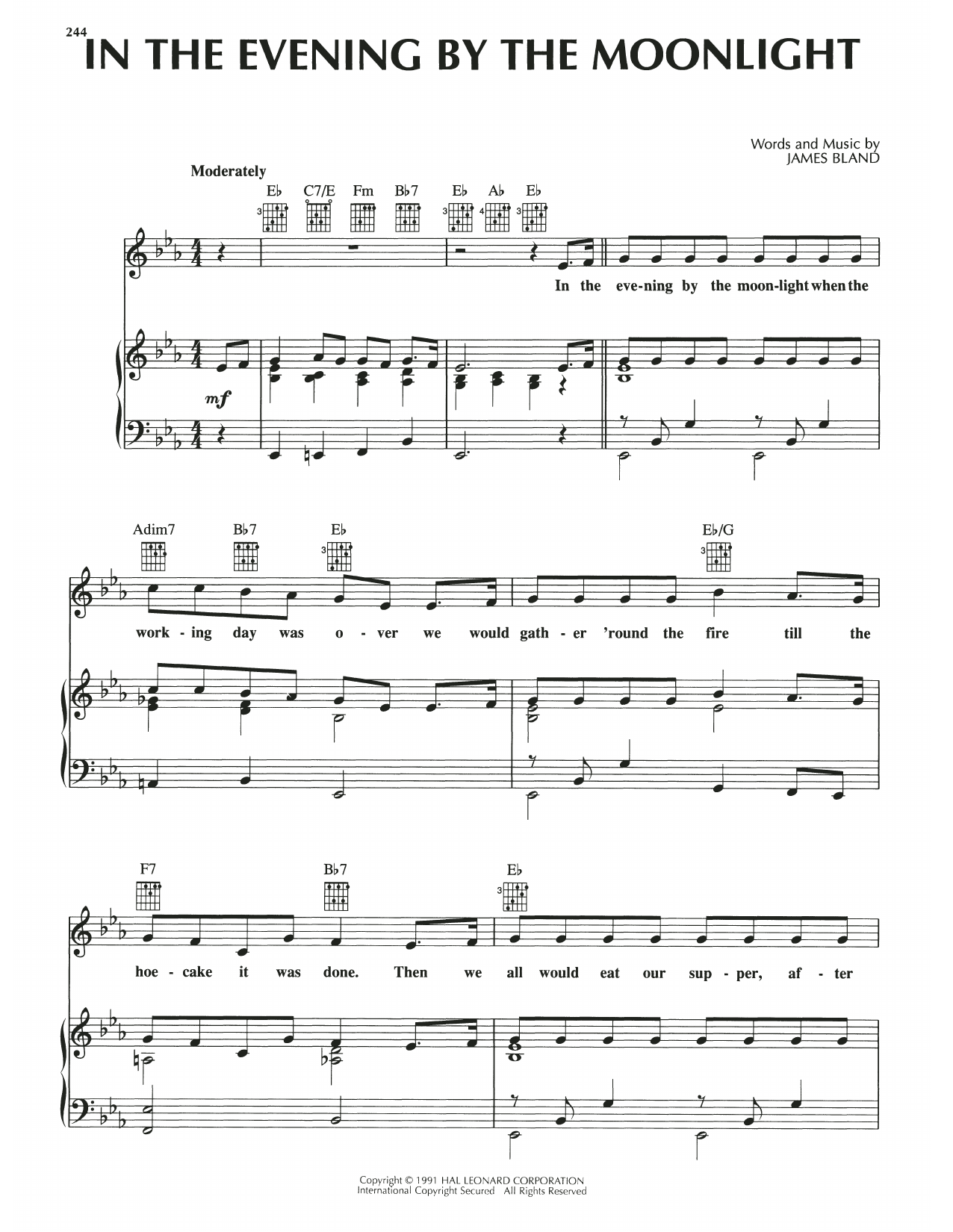 Produktbild zu: In The Evening By The Moonlight