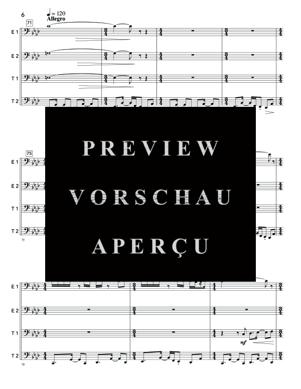 Product gallery: Page 10 of 11 Antepenultimate Tango, , (Tuba Quartett EETT)