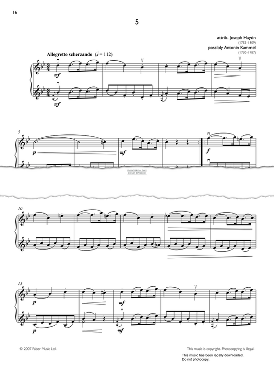 Product gallery: Page 1 of 1 Allegretto Scherzando, Antonin Kammel