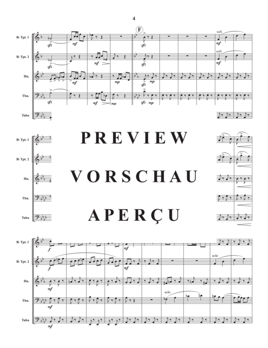 Produktgalerie: Seite 6 von 21 Pas Redouble , , (Blechbläserquintett)