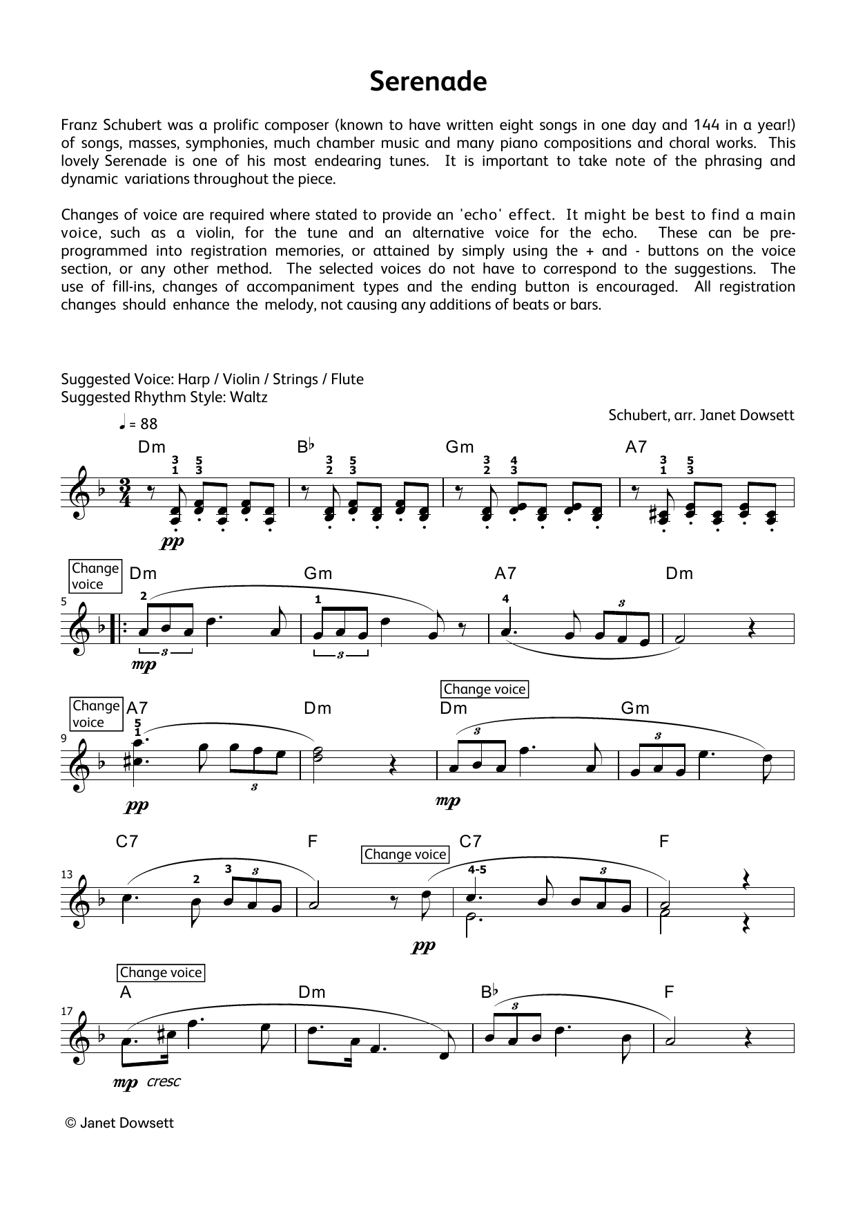 Produktgalerie: Seite 1 von 1 Serenade (LCME Electronic Keyboard Grade 3 List B), Franz Schubert, Klavier