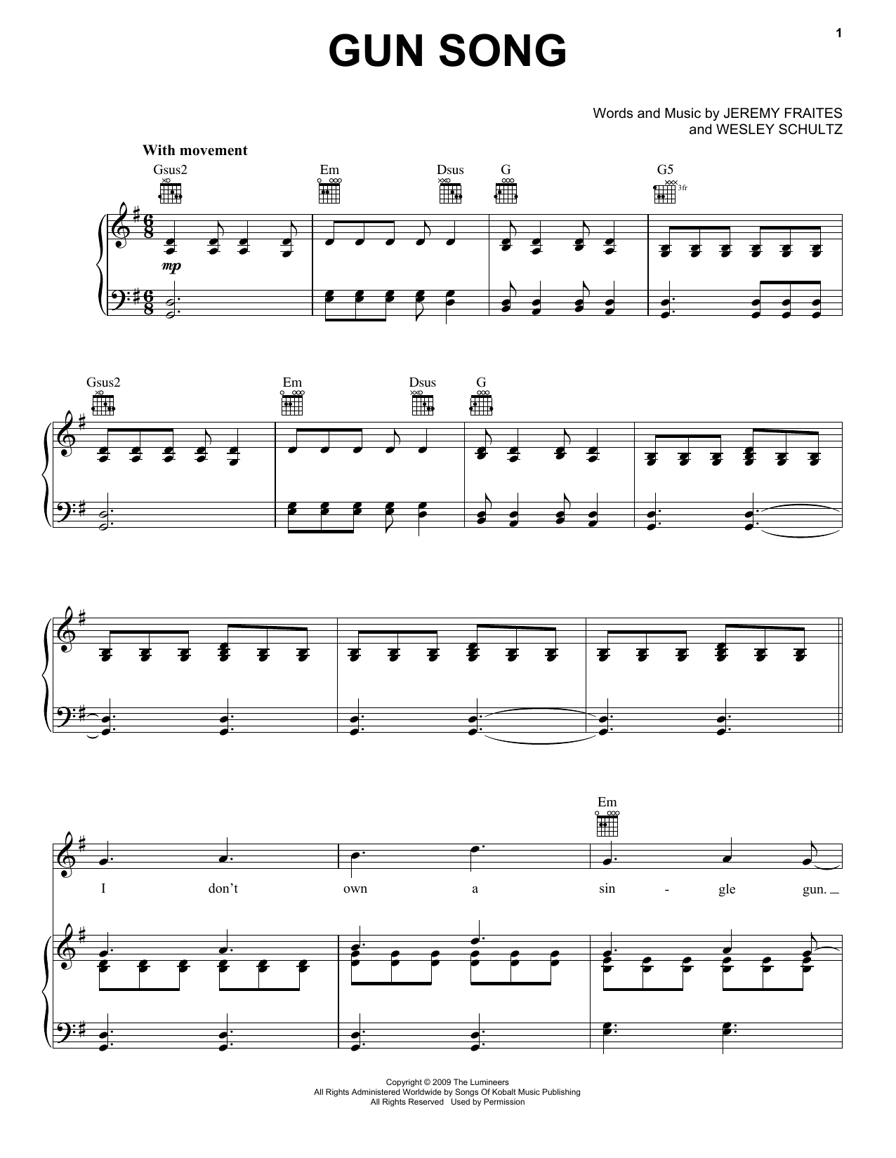 Produktbild zu: Gun Song