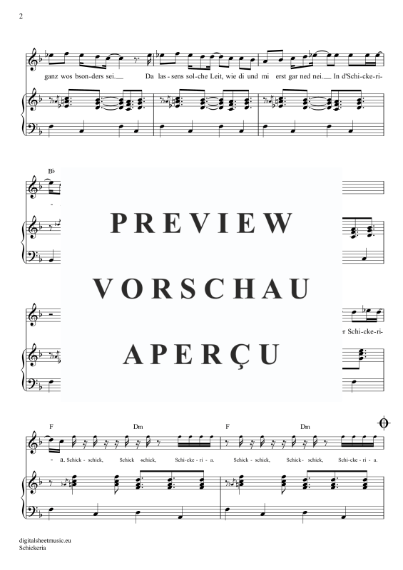 Produktgalerie: Seite 3 von 11 Schickeria, Spider Murphy Gang, Gesang mit Klavierbegleitung