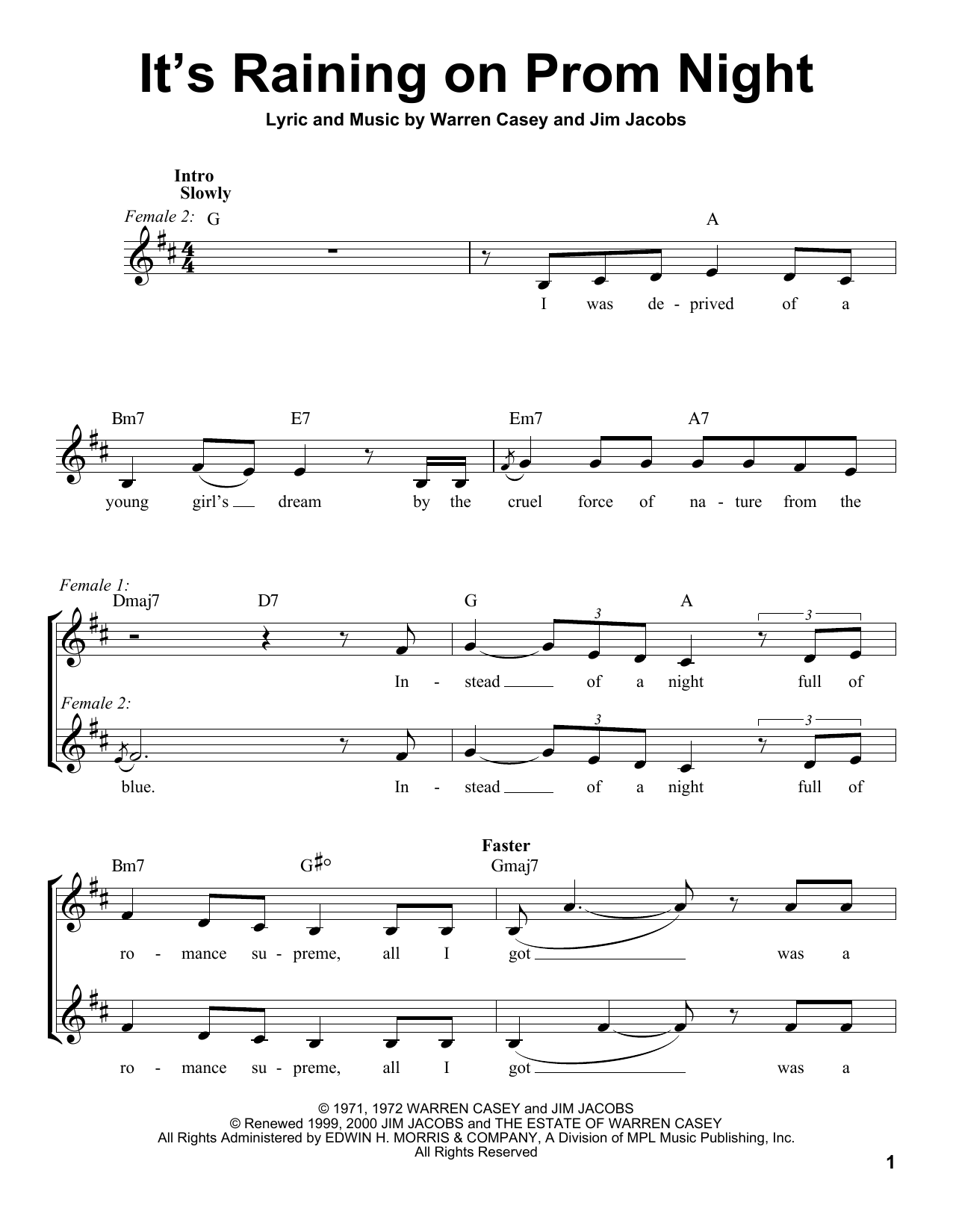 Produktbild zu: It's Raining On Prom Night