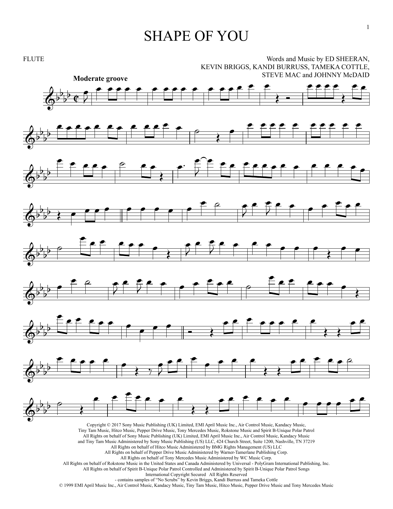 Product gallery: Page 1 of 1 Shape Of You, Ed Sheeran