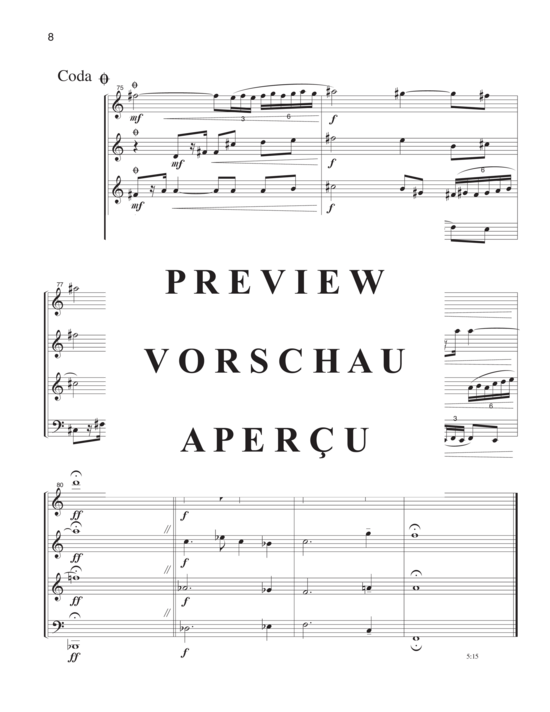 Produktgalerie: Seite 13 von 21 Prelude and Intrada , , (Flöte, Oboe, Klarinette und Fagott)