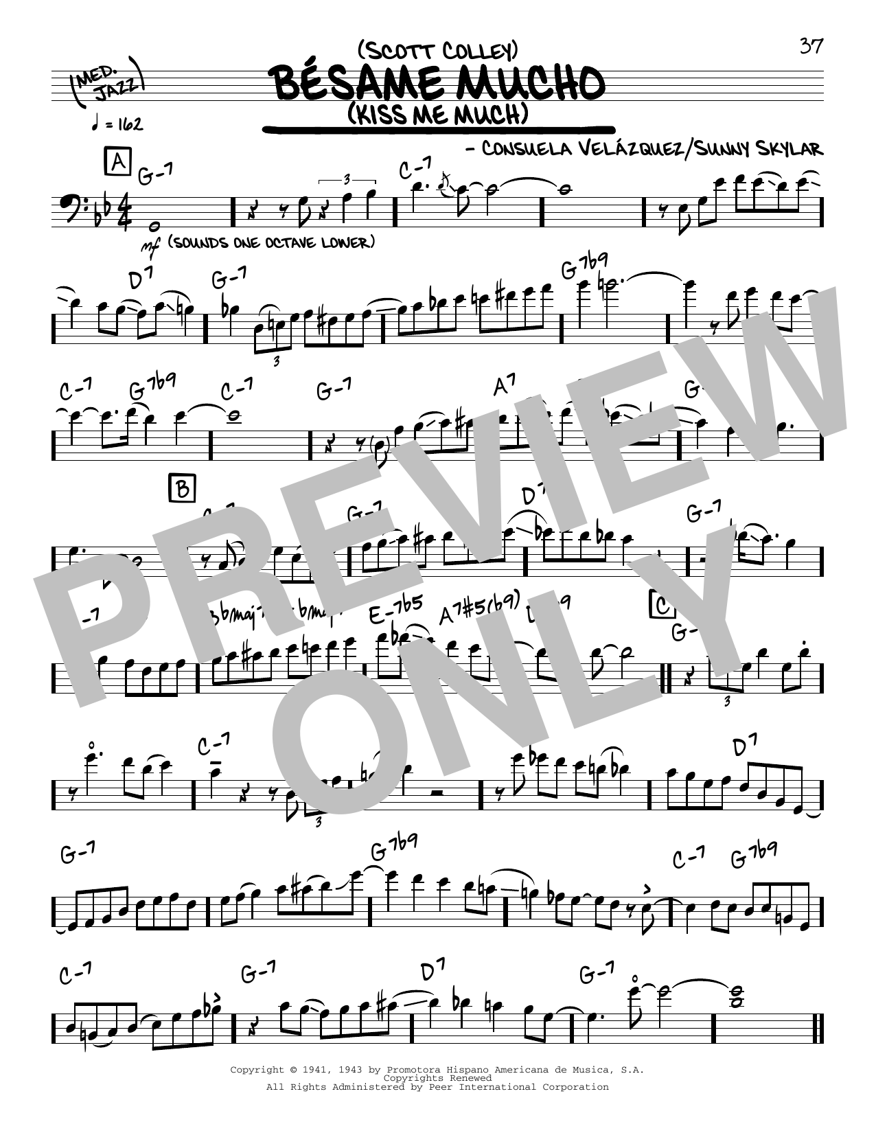 Produktbild zu: Bésame Mucho (Kiss Me Much) (solo only)