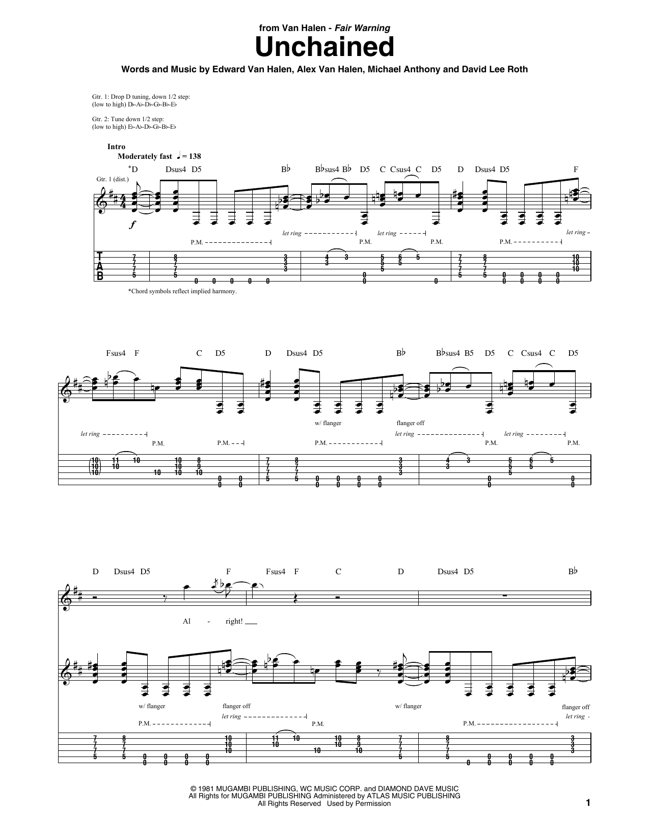 Product picture to:  Unchained - Van Halen