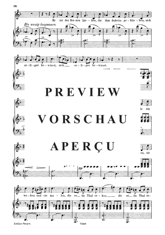 Product gallery: Page 3 of 4 Der Alpenjäger D.524, , Medium Voice and Piano