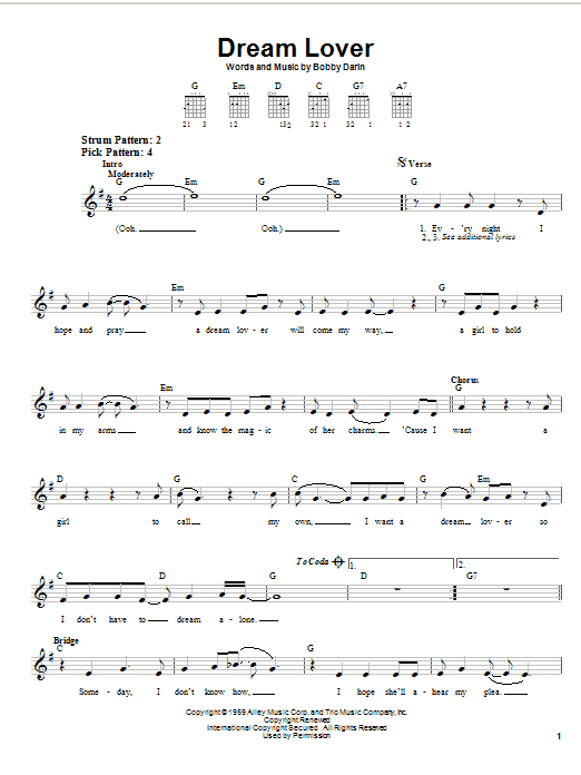 Product gallery: Page 1 of 1 Dream Lover, Bobby Darin