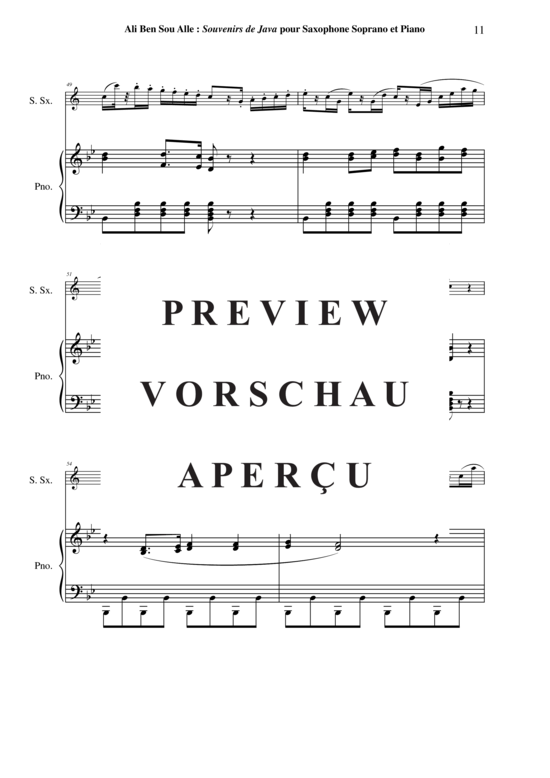Product gallery: Page 12 of 21 Souvenirs de Java , , (soprano saxophone + piano)