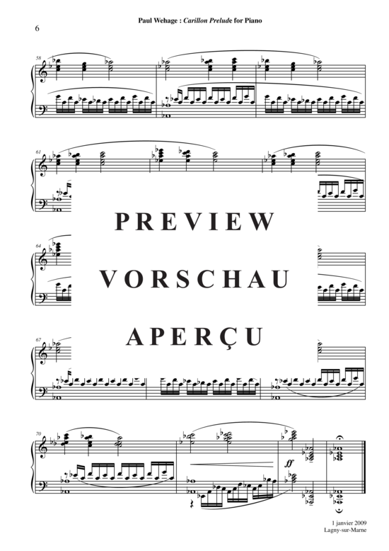 Product gallery: Page 7 of 7 Carillon Prelude , , Piano Solo