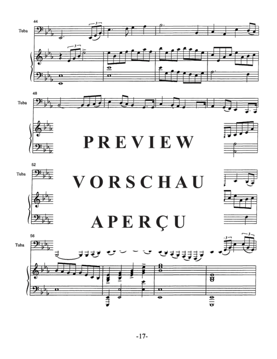 Product gallery: Page 19 of 21 Sonata for Tuba and Piano , , (tuba + piano)