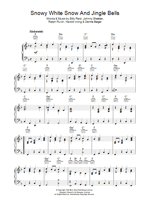 Product gallery: Page 1 of 1 Snowy White Snow And Jingle Bells, Billy Reid