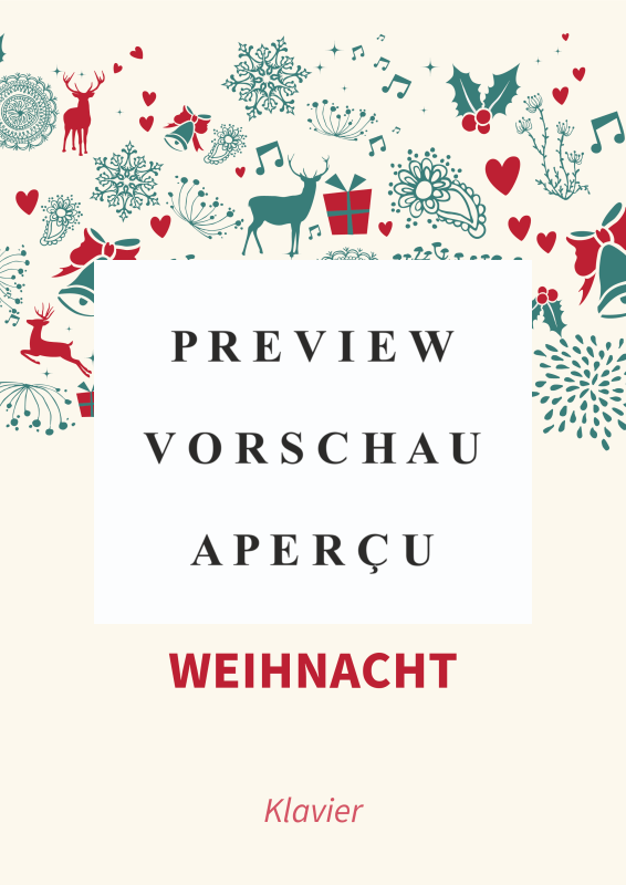 Produktgalerie: Seite 2 von 6 Die erste Weihnacht - The First Noel - Der englische Weihnachtsklassiker, , Klavier Solo