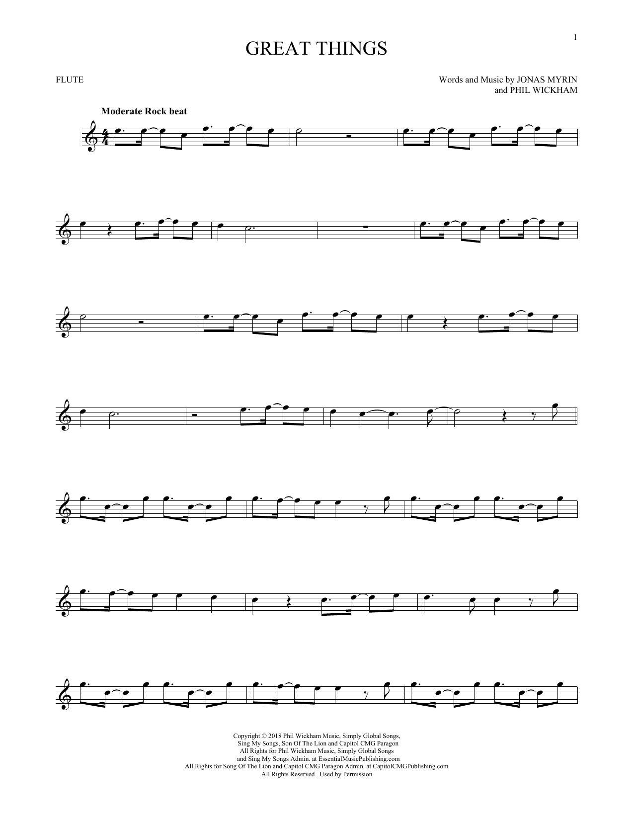 Product gallery: Page 1 of 1 Great Things, Phil Wickham