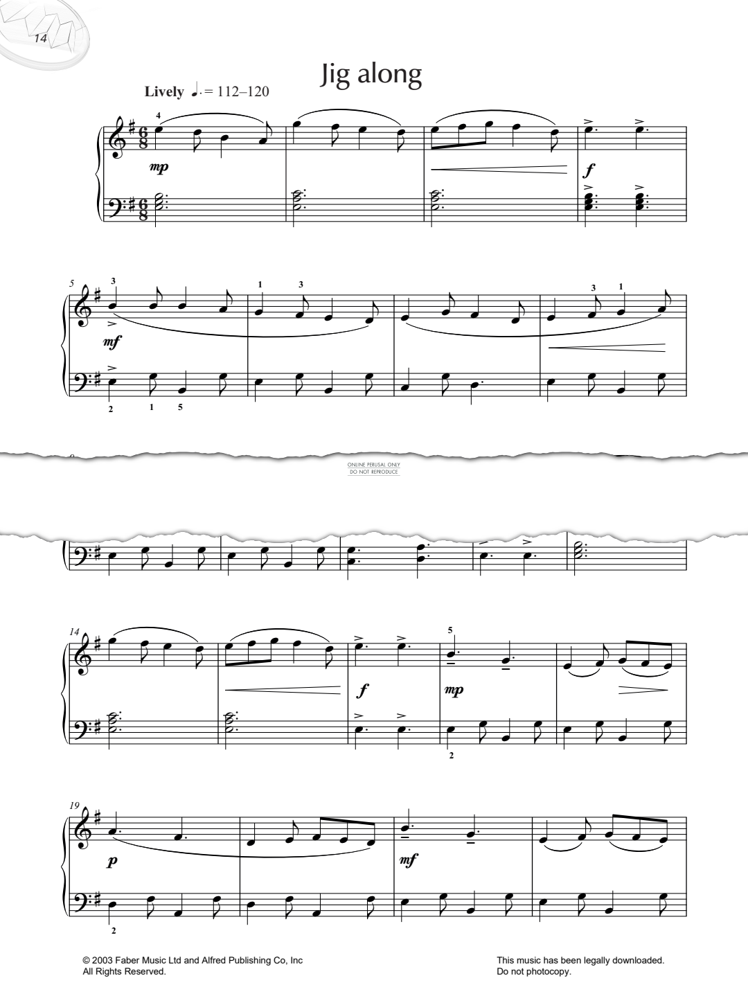 Produktgalerie: Seite 1 von 1 Jig Along, Louise Chamberlain, Klavier