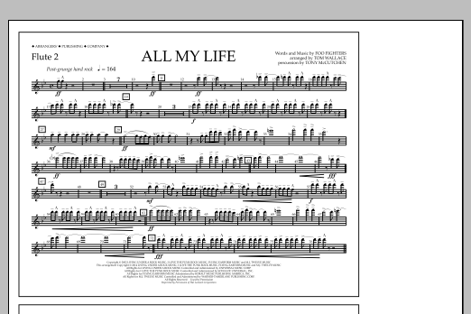 Produktbild zu:  All My Life - Flute 2 - Tom Wallace