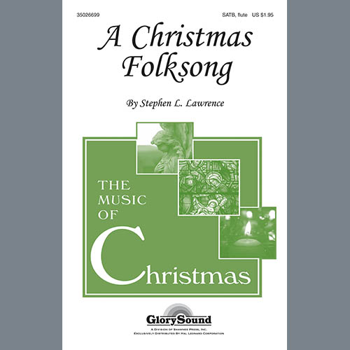 cover: A Christmas Folksong, Stephen Lawrence