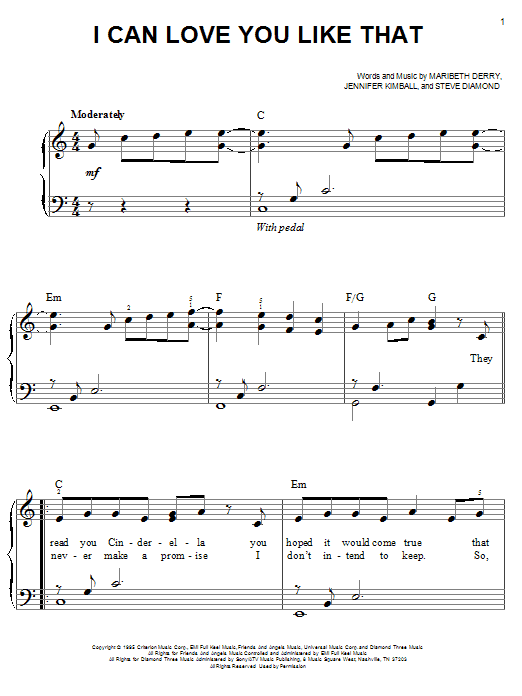 Product picture to:  I Can Love You Like That - John Michael Montgomery