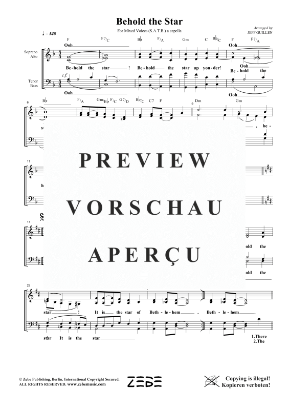 Produktgalerie: Seite 3 von 5 Behold the Star, , Gemischter Chor