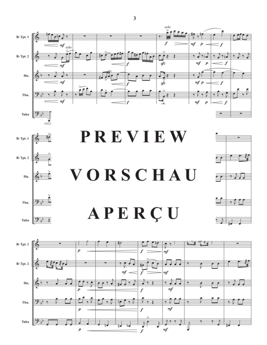 Produktgalerie: Seite 5 von 21 Rondino Brilliante , , (Blechbläserquintett)